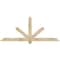 Ekena Millwork Kennewick Rough Sawn Timber Gable Bracket, Douglas Fir, 72"W x 30"H x 2"D x 4"F, 10/12 Pitch GBW072X30X0204KEN00RDF - alternate 1